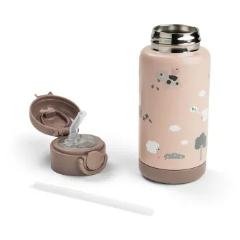 Термо Бутилка със Сламка Tiny Farm Powder 340 мл