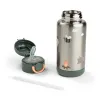 Термо Бутилка със Сламка Tiny Trails Green 340 мл
