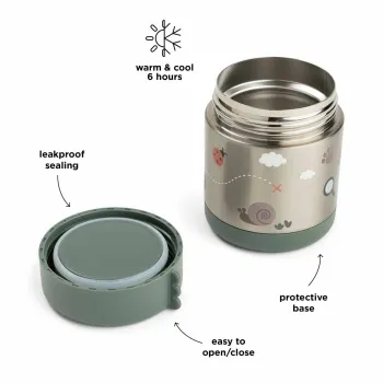 Термос за храна Tiny Trails Green 300 ml