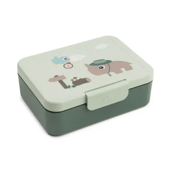 Кутия за Обяд с Разделения Tiny Trails Green