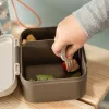 Мини Кутия за Обяд с Разделения Tiny Trails Sand с Вилички