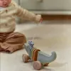 Дървена Играчка за Дърпане Крокодил Safari Friends
