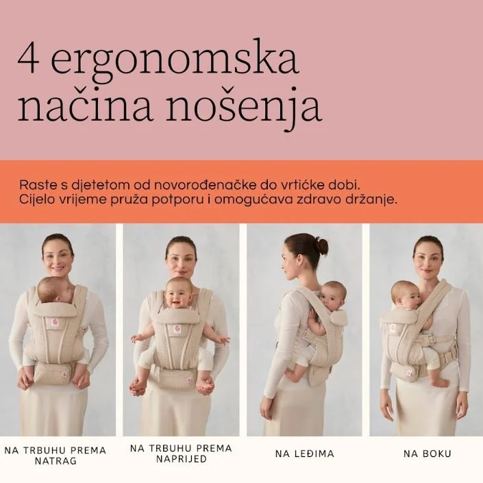 Ергономична раница Ergobaby Omni Deluxe Linen Natural Linen