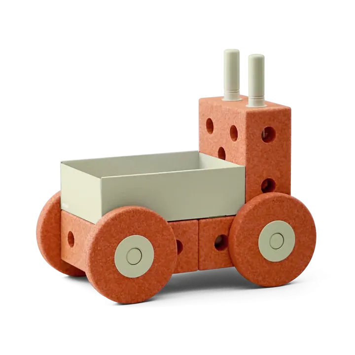Голям Конструктор Проходилка 3 в 1 MODU - Burnt Orange / Dusty Green