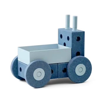 Голям Конструктор Проходилка 3 в 1 MODU - Deep Blue / Sky Blue