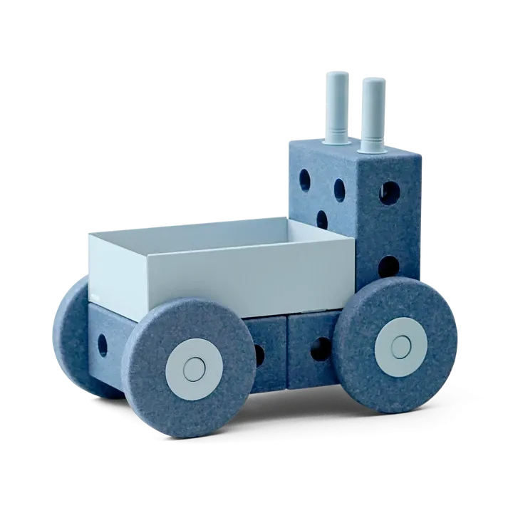 Голям Конструктор Проходилка 3 в 1 MODU - Deep Blue / Sky Blue