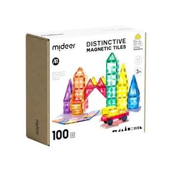 Цветни Магнитни Плочки – 100 части