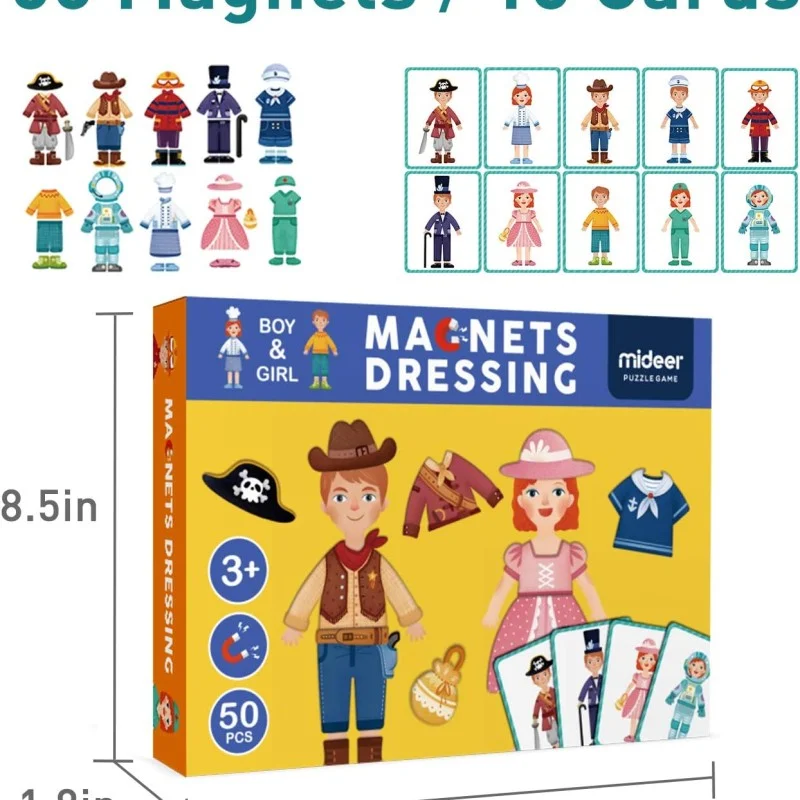 Магнитна и Настолна игра 2 в 1 - Преобличане