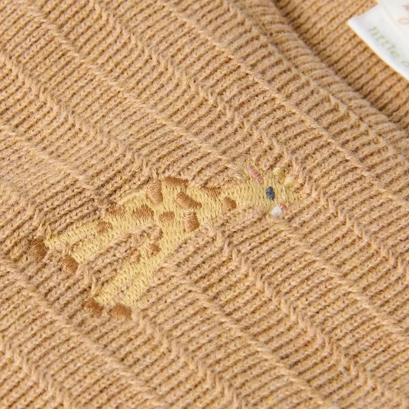 Бебешки Плетен Гащеризон Safari Friends Soft Tan
