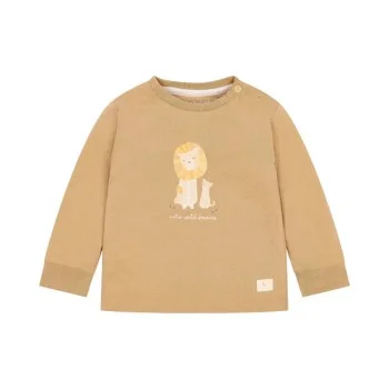Бебешка Пижама от Две Части Safari Lion Soft Tan 