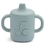 Силиконова Чаша Против Разливане 250 ml Tractor Blue fog