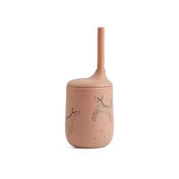 Силиконова Чаша със Сламка Ellis - Unicorn / Pale tuscany