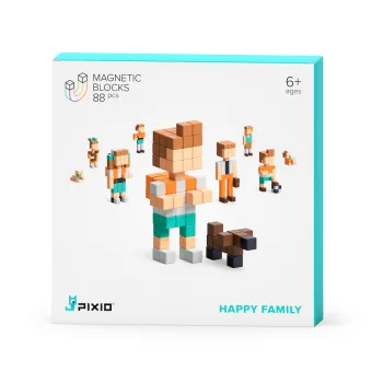 Магнитен Конструктор Happy Family PIXIO-88