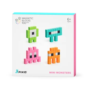 Магнитен Конструктор Mini Monsters PIXIO-100