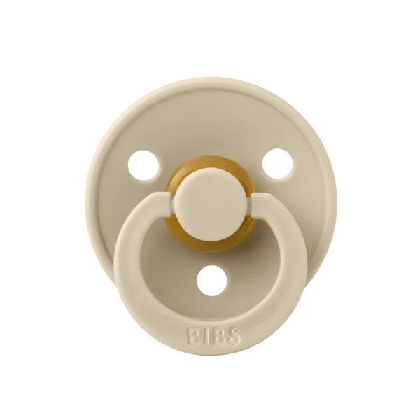 2 бр. Биберони BIBS COLOUR Vanilla/Iron 0-6 месеца