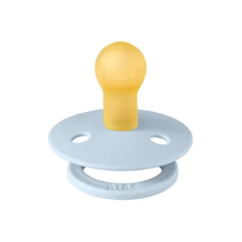 2 бр. Биберони BIBS COLOUR White/Baby Blue 0-6 месеца