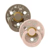 2 бр. Биберони BIBS Liberty COLOUR Capel - Blush Mix, 6-18 месеца