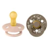 2 бр. Биберони BIBS Liberty COLOUR Capel - Blush Mix, 6-18 месеца