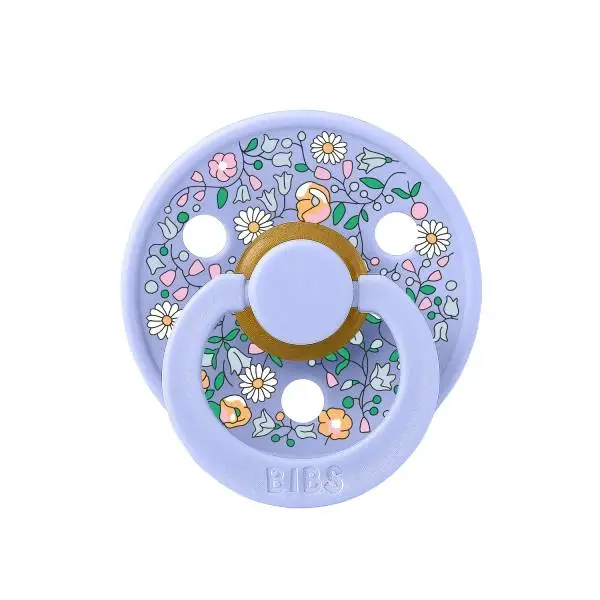 2 бр. Биберони BIBS Liberty COLOUR Chloe Meadow - Ivory Mix, 0-6 месеца