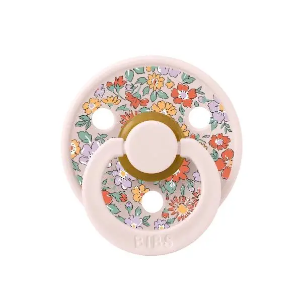 2 бр. Биберони BIBS Liberty COLOUR Oscar Meadow - Petal Mix, 0-6 месеца
