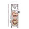 2 бр. Биберони BIBS Liberty COLOUR June Blossom Blush, 0-6 месеца
