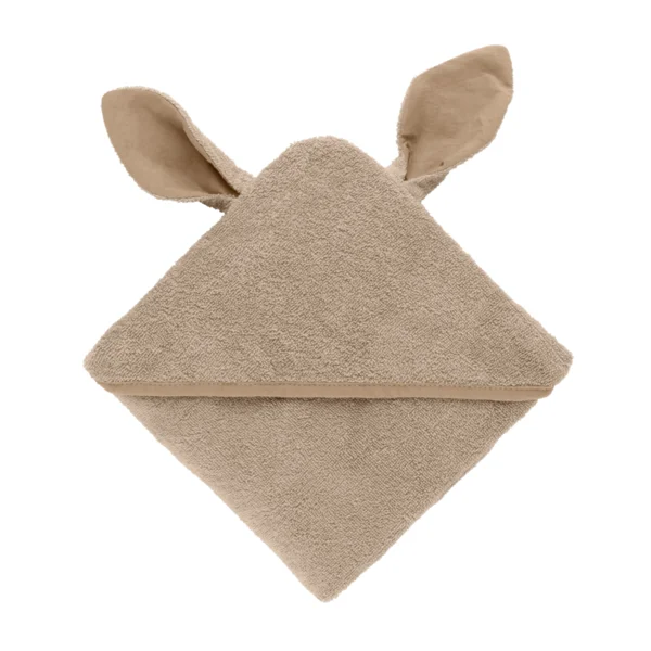 Бебешка Хавлия с Качулка Kangaroo Vanilla BIBS