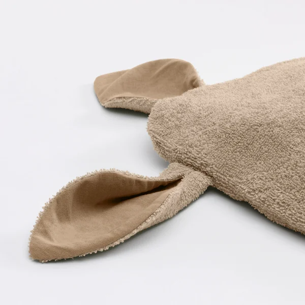 Бебешка Хавлия с Качулка Kangaroo Vanilla BIBS
