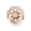Биберон BIBS Boheme, Blush GLOW, Каучук, 0-6 месеца