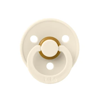 Биберон BIBS COLOUR, Ivory, 0-6 месеца        