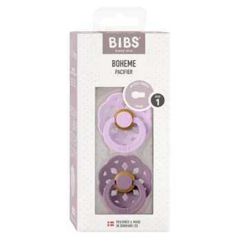 2 бр. Биберони BIBS Boheme, Violet Sky/Mauve, 0-6 месеца 
