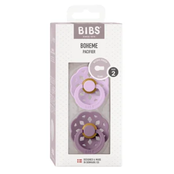 2 бр. Биберони BIBS Boheme, Violet Sky/Mauve, 6-18 месеца 