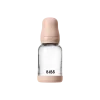 Бебешка Стъклена Бутилка BIBS Blush 120мл Каучук Бавен Поток