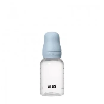 Комплект с Бебешка Бутилка BIBS Baby Blue 150мл Бавен Поток Каучук