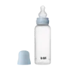 Комплект с Бебешка Бутилка BIBS Baby Blue 270мл Среден Поток Силикон