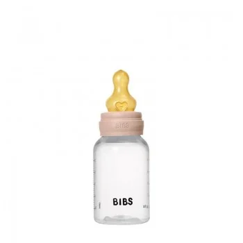 Комплект с Бебешка Бутилка BIBS Blush 150мл Бавен Поток Каучук