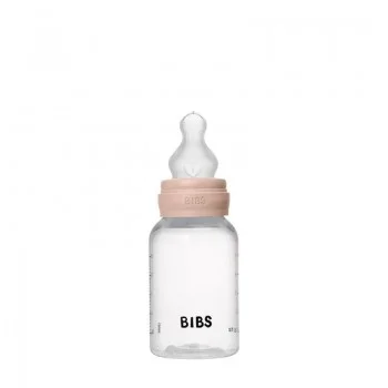 Комплект с Бебешка Бутилка BIBS Blush 150мл Бавен Поток Силикон