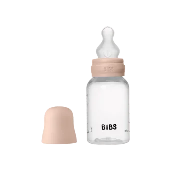 Комплект с Бебешка Бутилка BIBS Blush 150мл Бавен Поток Силикон