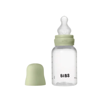 Комплект с Бебешка Бутилка BIBS Sage 150мл Бавен Поток Силикон