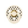 2 бр. Биберони BIBS COLOUR Polka Ivory/Black, 0-6 месеца