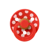 2 бр. Биберони BIBS COLOUR Polka Blossom/Candy Apple, 6-18 месеца
