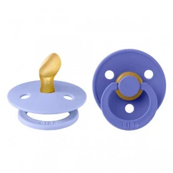 2 бр. Биберони BIBS COLOUR, Анатомични Hush/Grape, 0-6 месеца