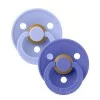 2 бр. Биберони BIBS COLOUR, Анатомични Hush/Grape, 0-6 месеца