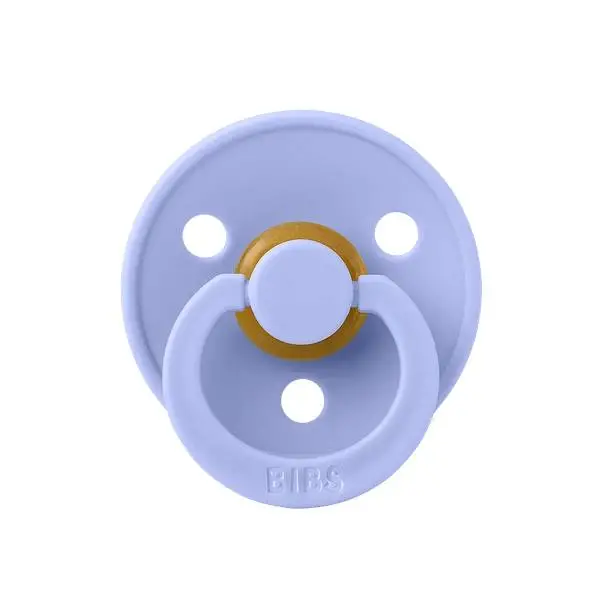 2 бр. Биберони BIBS COLOUR, Анатомични Hush/Grape, 0-6 месеца