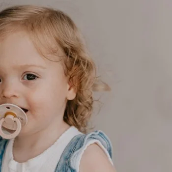 2 бр. Биберони BIBS COLOUR, Анатомични Ivory/Blush, 6-18 месеца