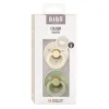2 бр. Биберони BIBS COLOUR, Анатомични Ivory/Sage, 6-18 месеца