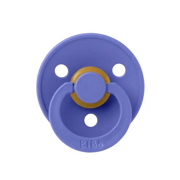 2 бр. Биберони BIBS COLOUR Dusty Hush/Grape 6-18 месеца