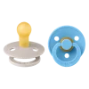 2 бр. Биберони BIBS COLOUR Mushroom/Breeze 0-6 месеца