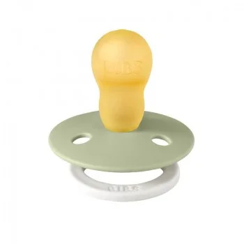 2 бр. Биберони BIBS COLOUR Sage GLOW/Vanilla GLOW, 18+ месеца