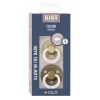 2 бр. Биберони BIBS COLOUR Vanilla GLOW/Dark Oak GLOW 0-6 месеца
