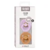 2 бр. Биберони BIBS COLOUR Violet Sky/Pumpkin, 0-6 месеца